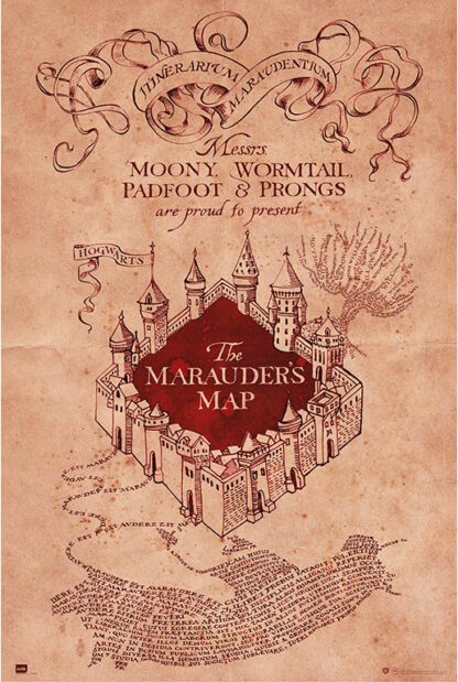 HARRY POTTER marauders map