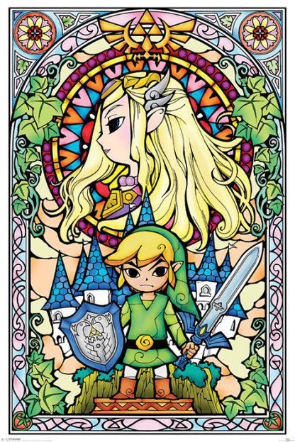 The Legend Of Zelda Stained Glass