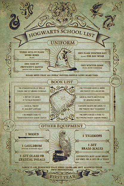 Harry Potter (Hogwarts School List)
