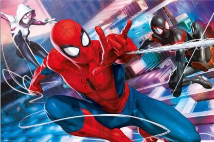 POSTER MARVEL SPIDER-MAN PETER, MILES & GWEN