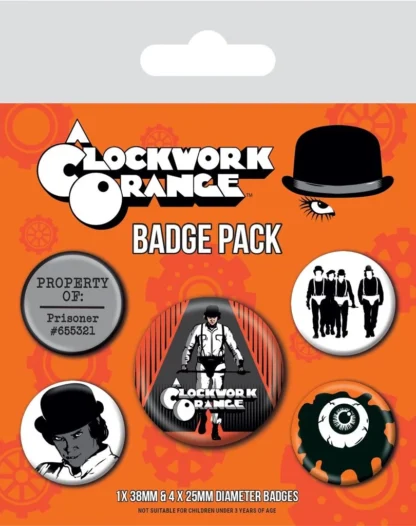 Badge pack - A Clockwork Orange